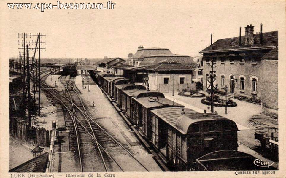 LURE (Hte-Saône) - Intérieur de la Gare